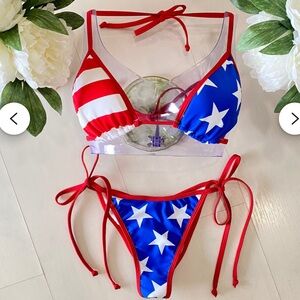 Bonny Bikini American Flag